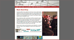 Desktop Screenshot of musicstandshop.com